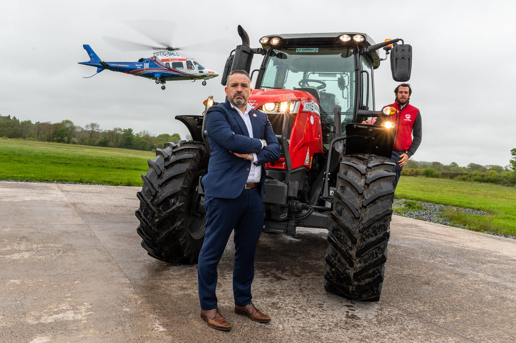 IRISH FARMS ARE A GREAT PLACE TO LAND A HELICOPTER - YOU JUST DON’T WANT IT TO BE OUR AIR AMBULANCE